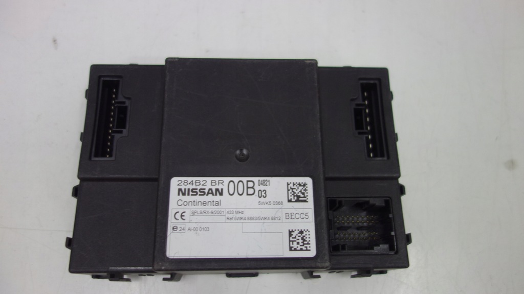фото №1, Nissan qashqai модуль блок керування комфорту 284b2br00b