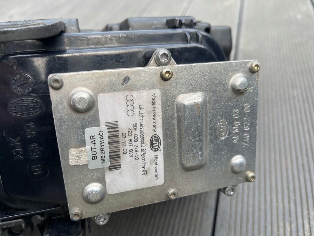 фото №12, Audi a8 d3 лампа левая ксенон 4e0907813