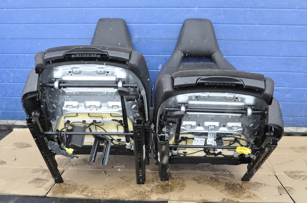 фото №6, Mercedes w176 сидіння заднє сидіння обшивки шкіра uk