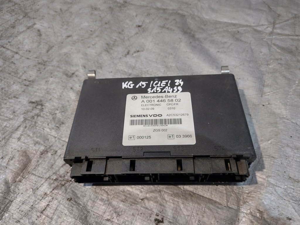 фото №1, Блок управления cpc/fr mercedes-benz a0014465802
