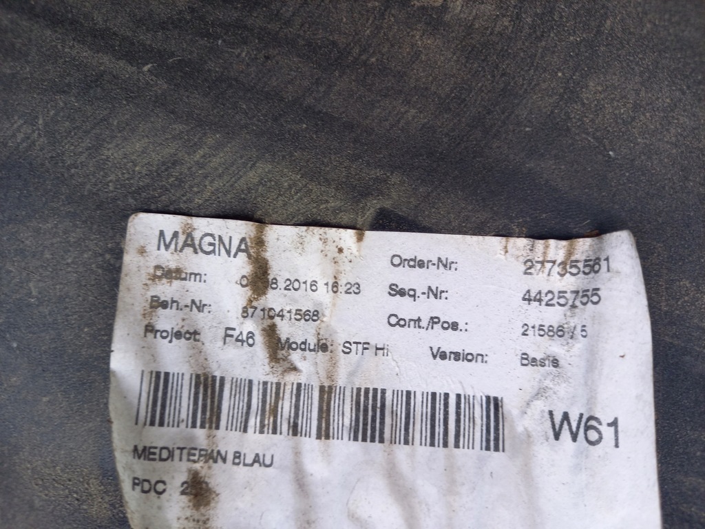 фото №7, Bmw 2 f46 grand tourer бампер задний задняя оригинал!