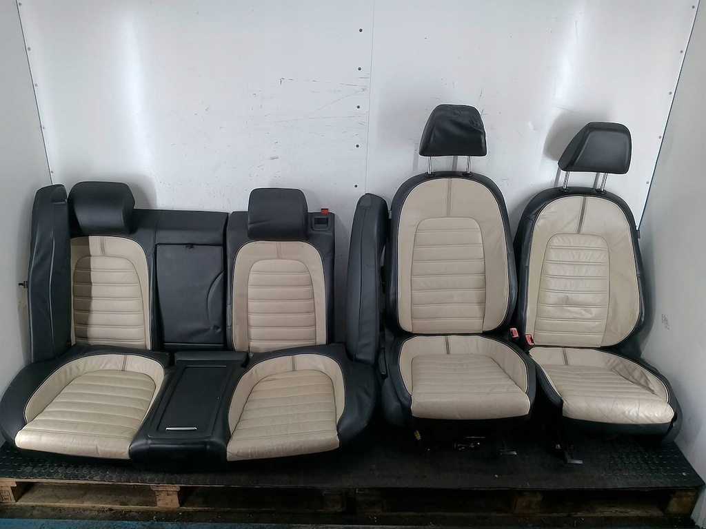 фото №11, Сиденья заднее сиденье обшивки кожа комплект vw passat cc