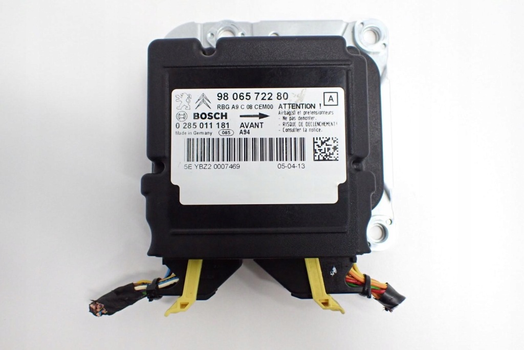 фото №1, Датчик подушок подушка безпеки 9806572280 peugeot 2008 13r