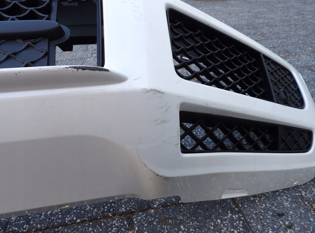 фото №7, Mercedes g klasa w463 бампер передній білий перламутр