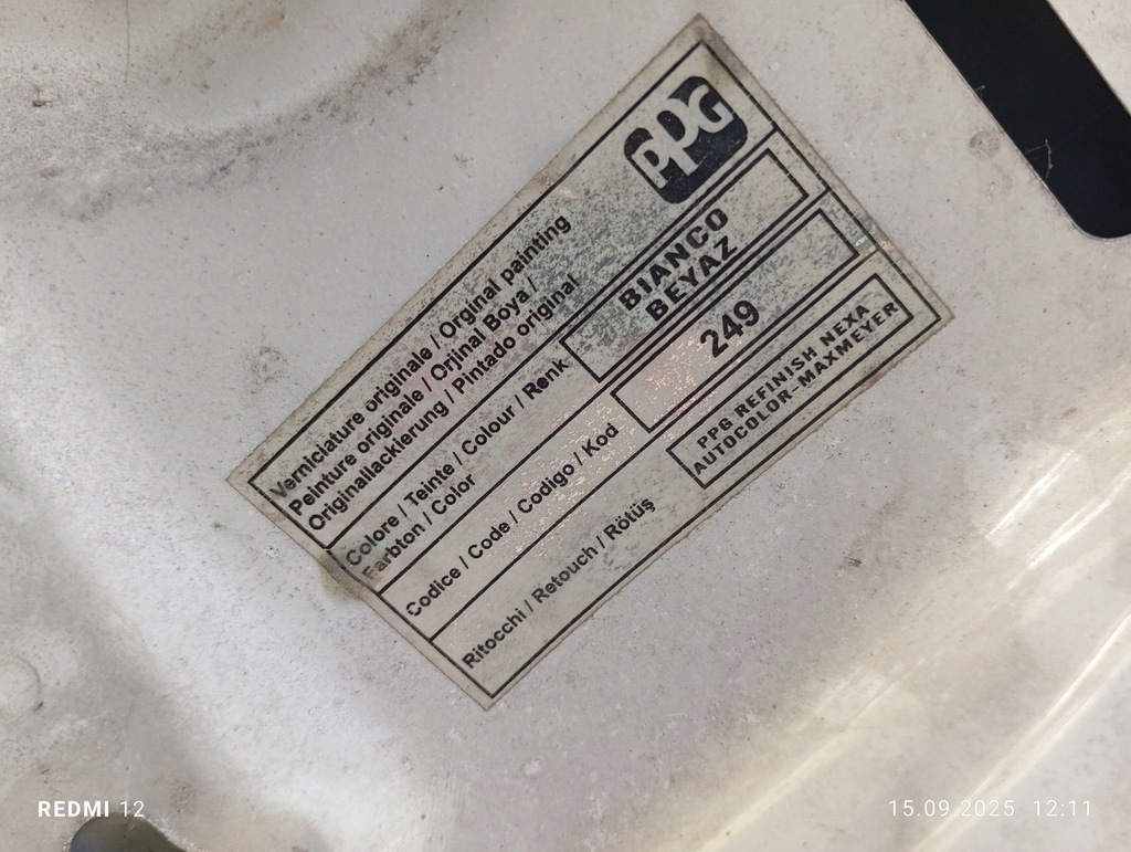 фото №5, Fiat doblo ii 249 капот бампер передній перед крила лампа pas радіатор