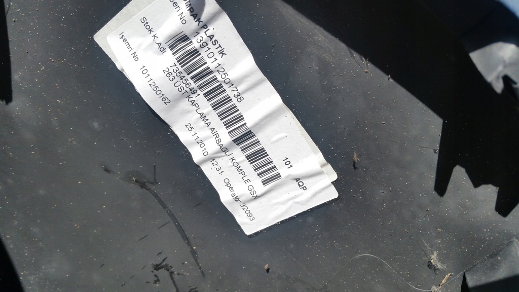 фото №11, Fiat doblo ii приборная панель консоль подушка безопасности ремни