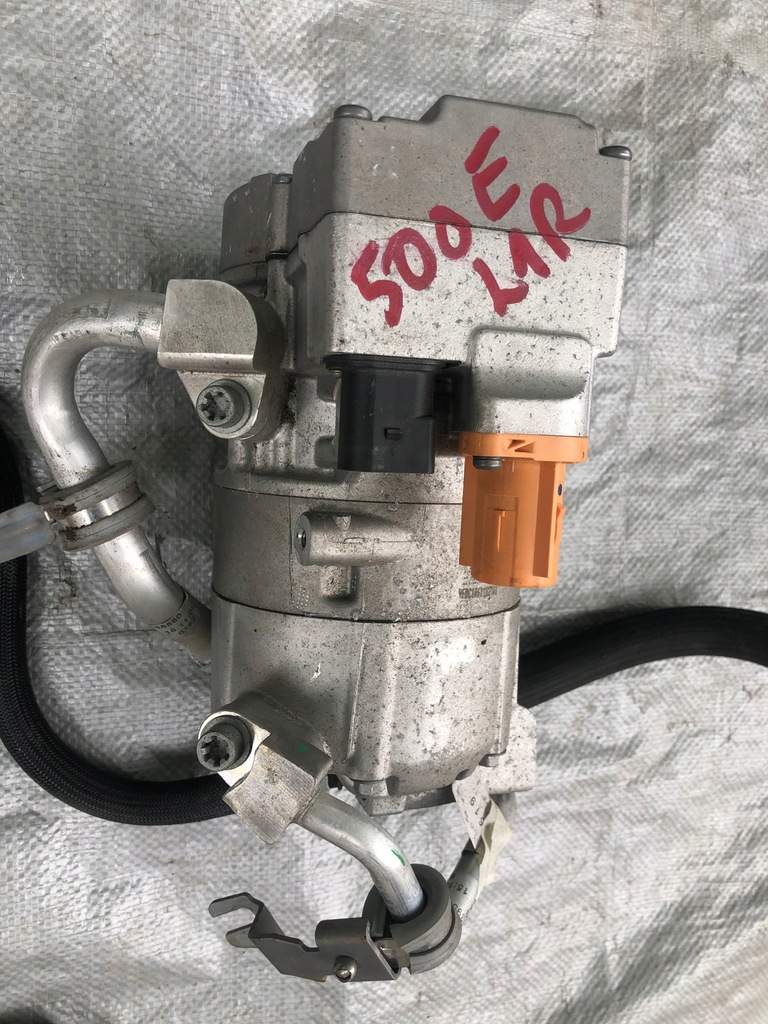 фото №7, Fiat 500 электрик компрессор кондиционера компрессор