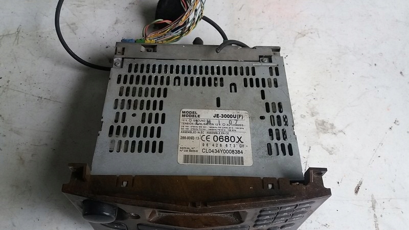 фото №3, Peugeot 607 радио 96426673gv