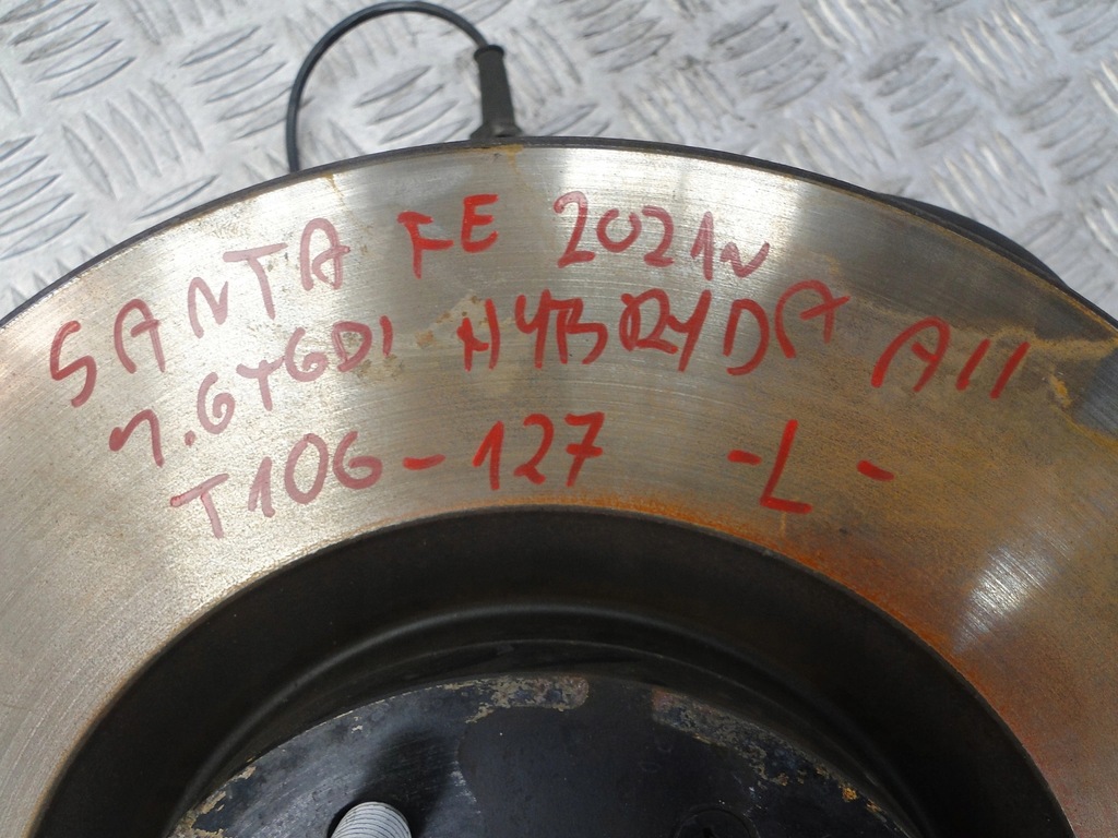 фото №10, Hyundai santa fe iv lift 2021 поворотний кулак перед 1.6 tgdi