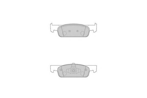 фото №1, Ferodo гальмівні колодки гальмівні dacia logan ii logan mcv i