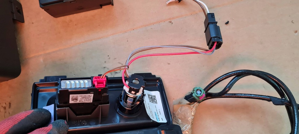 фото №6, Sq5 80a q5 lift роз'єм зарядний пристрій usb port джгут електропроводка 8w0035708a