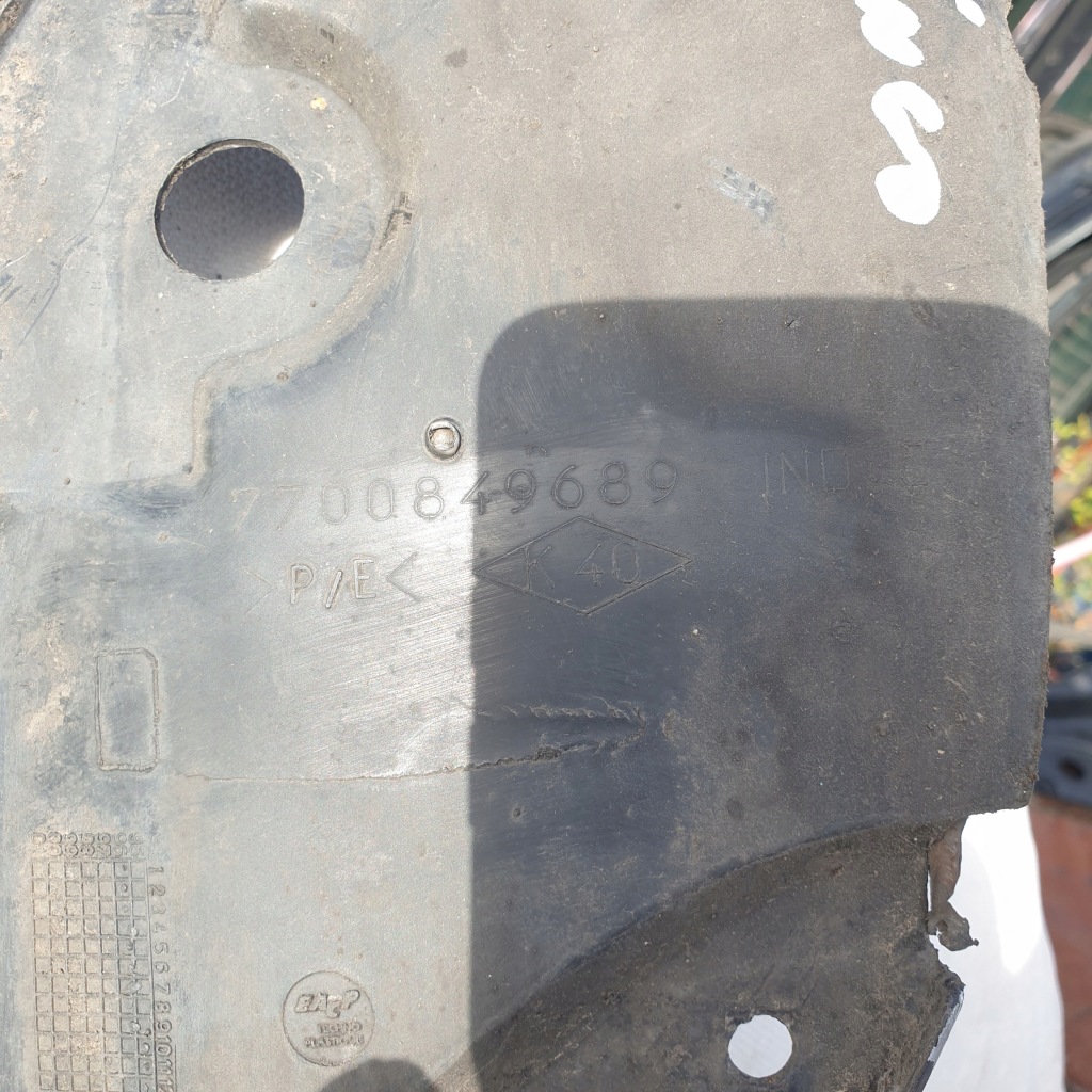 фото №8, Подкрылок защита правый перед renault twingo i