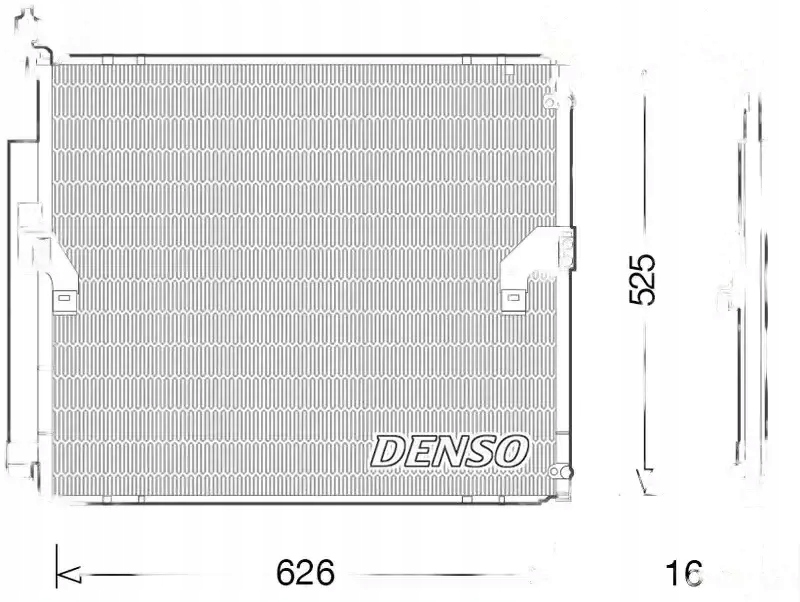 фото №1, Конденсатор радіатор кондиціонера з осушувач
