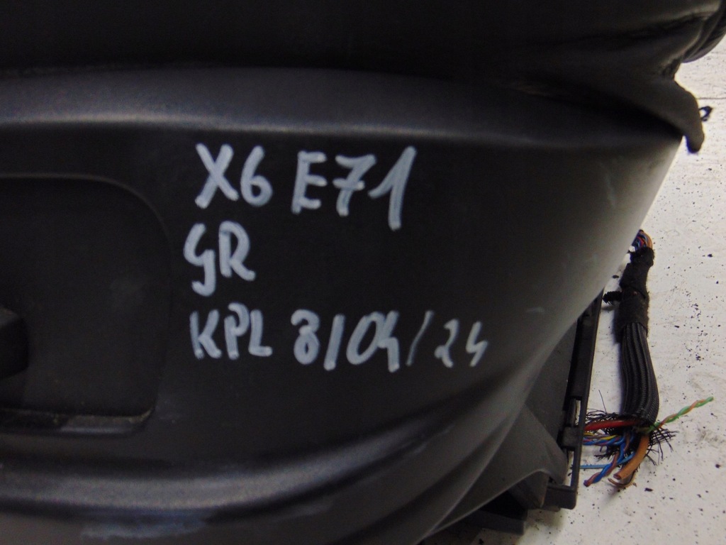 фото №10, Сидіння сидіння заднє сидіння спинка шкіра bmw x6 e71 09r