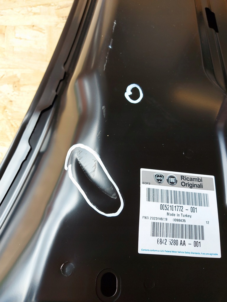 фото №11, Капот крышка двигателя fiat doblo ii 2015- lifting nowa оригинальная 52101772