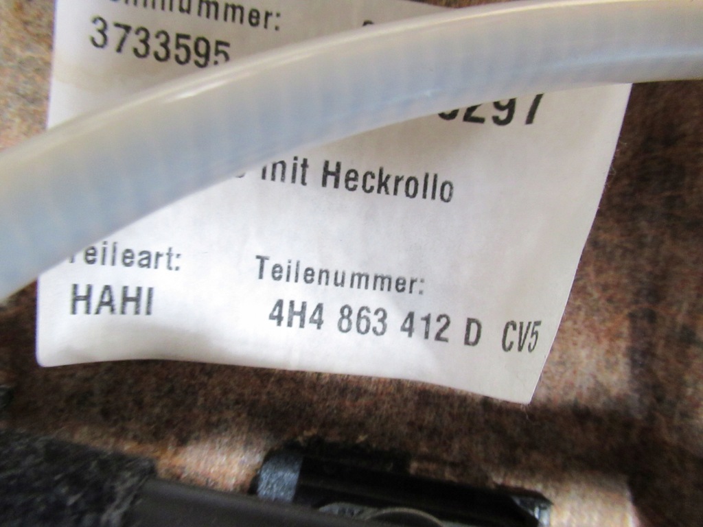 фото №6, Шторка електрична задній скло audi a8 d4 lift 4h4863412d