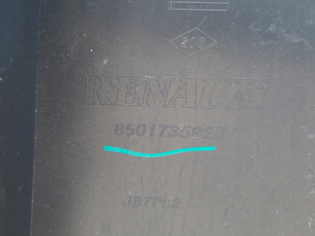 фото №11, Renault captur lift бампер задняя задний 850173592r