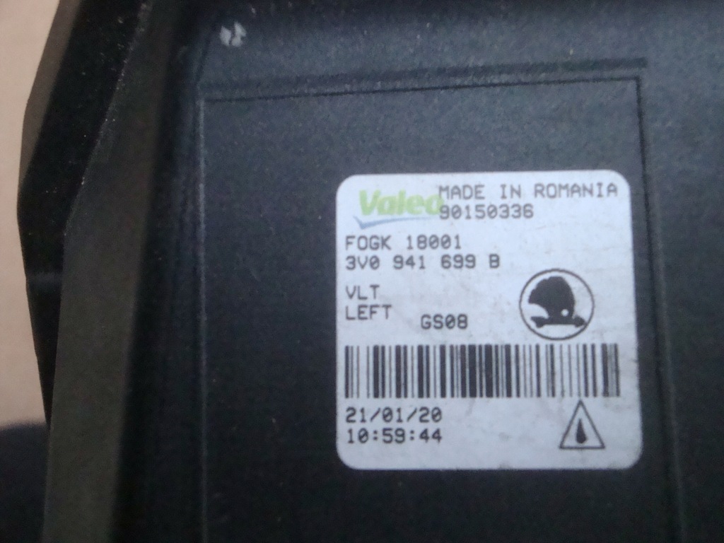 фото №4, Skoda superb iii lift протитуманна фара led лівий