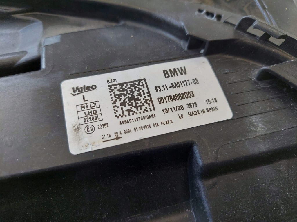 Bmw x1 f48 рестайлинг  фара левая full led 5a01177 с Разборки