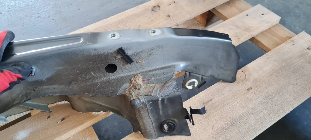 фото №9, Sq5 q5 80a лонжерон носик крыла правая правый перед lz7s