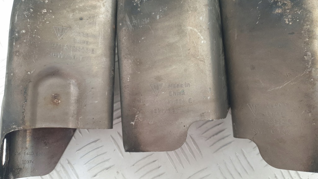 фото №6, Porsche panamera 971 выхлоп гаситель конечный левый правый