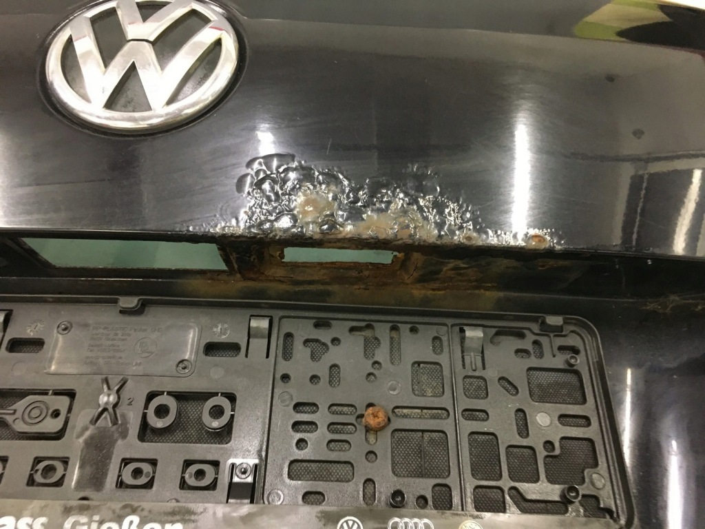 фото №14, Кришка багажника багажника задня задня vw passat b7 10-14r kombi lc9x czarna org.lakier