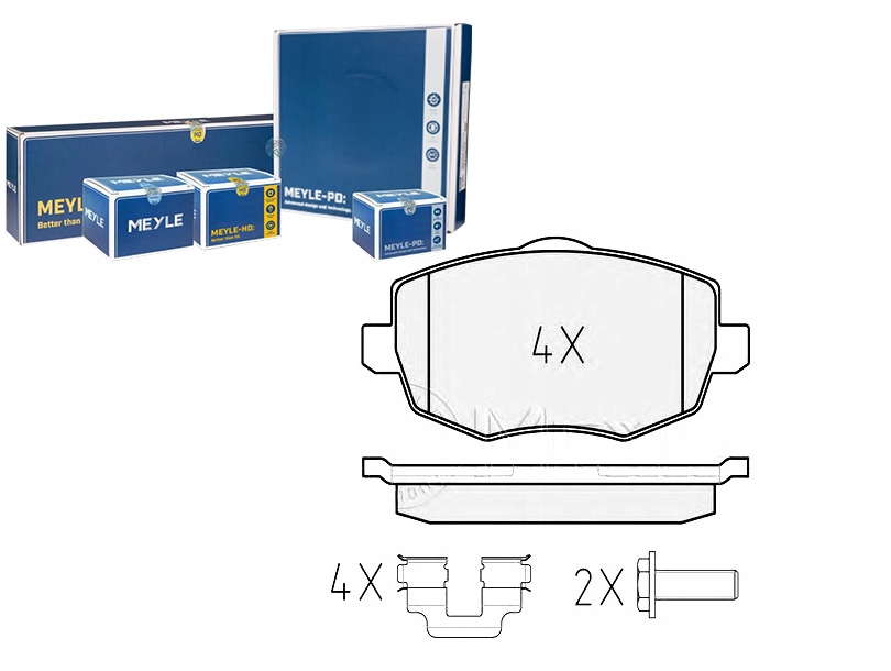 Купити Meyle комплект гальмівних колодок гальмівних 71752991 7175480