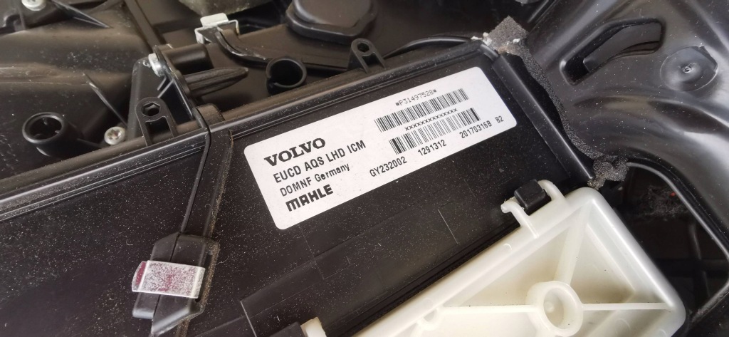 Volvo v60 рестайлинг  отопитель воздуходувка комплектная p31497528 европа 17 r Доставка