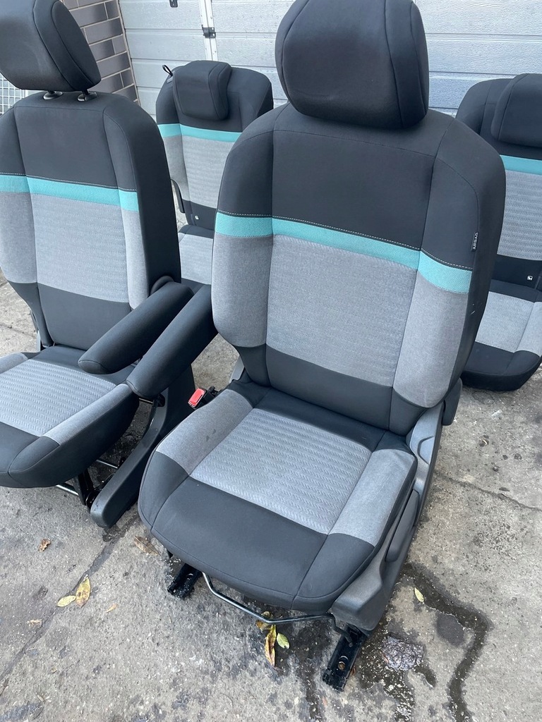 фото №6, Peugeot partner berlingo combo e сиденья сиденье обшивки комплект