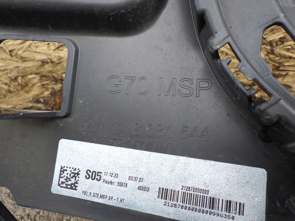 фото №11, Bmw 7 i7 g70 m набор 2022- бампер передний