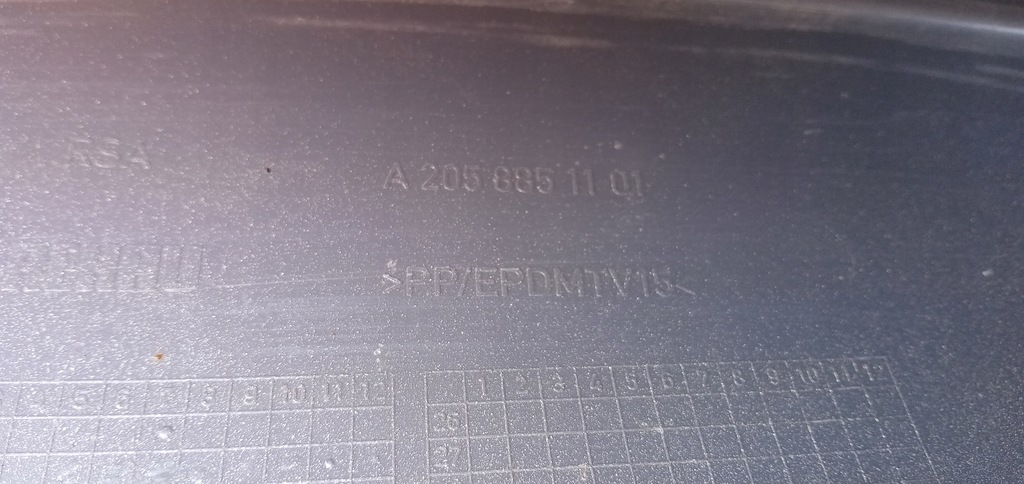 фото №13, Бампер передній mercedes c-klasa w205 18- lift