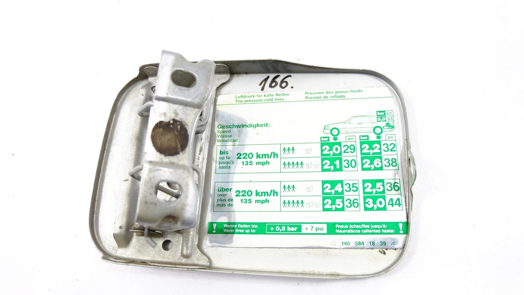 фото №4, Mercedes w140 кришка заливної пального