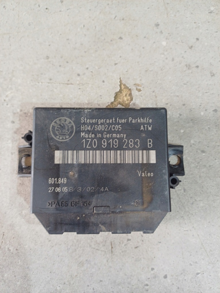 фото №1, Модуль pdc skoda octavia ii nr. 1z0919283b