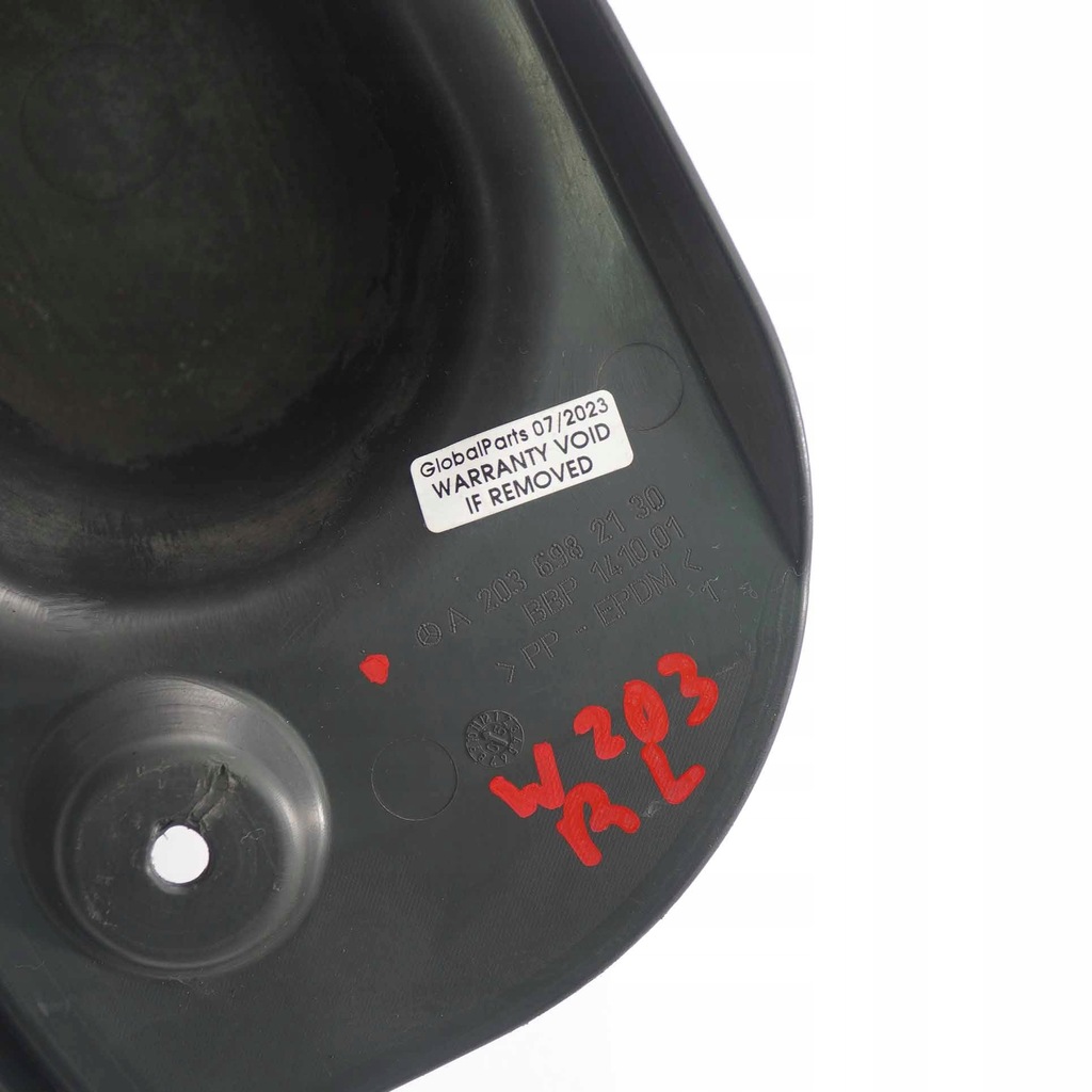 фото №11, Mercedes w203 c209 защита бампера левый задняя