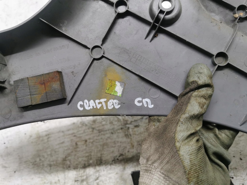 фото №7, Защита стойка правая vw crafter a9066880306 06-11