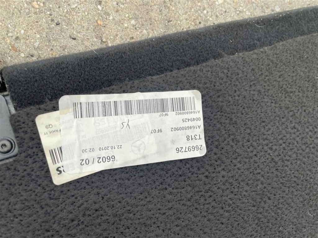 фото №5, Килимок обшивка полиця багажника mercedes ml w164 lift 09-12r.