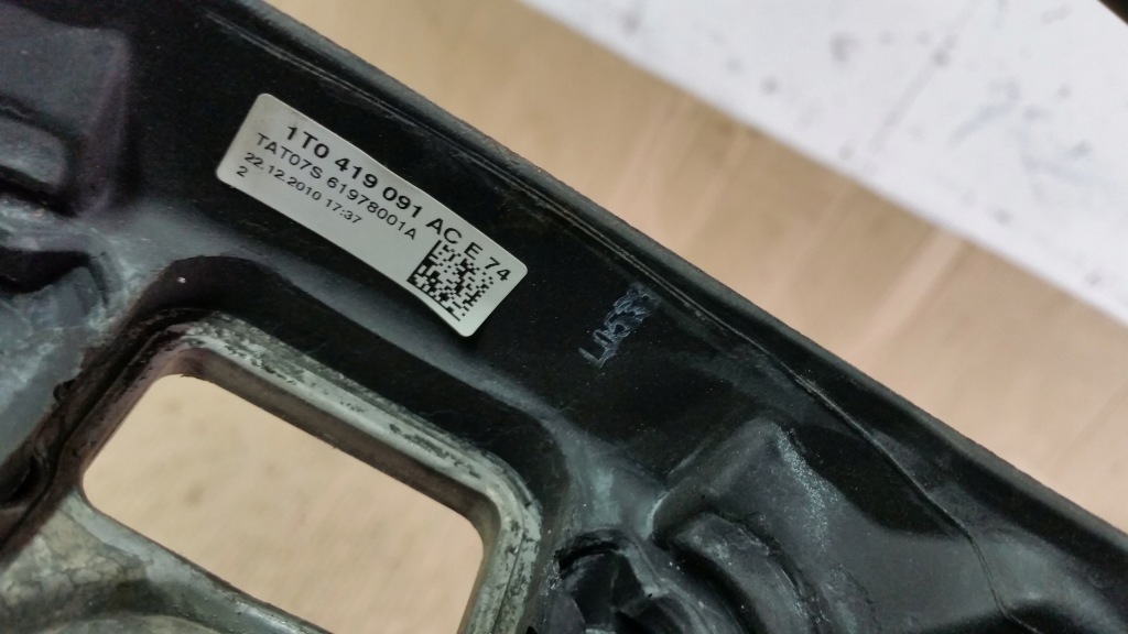 фото №10, Воздуховод кожа многофункциональный vw tiguan 5n lift 1t0419091ac