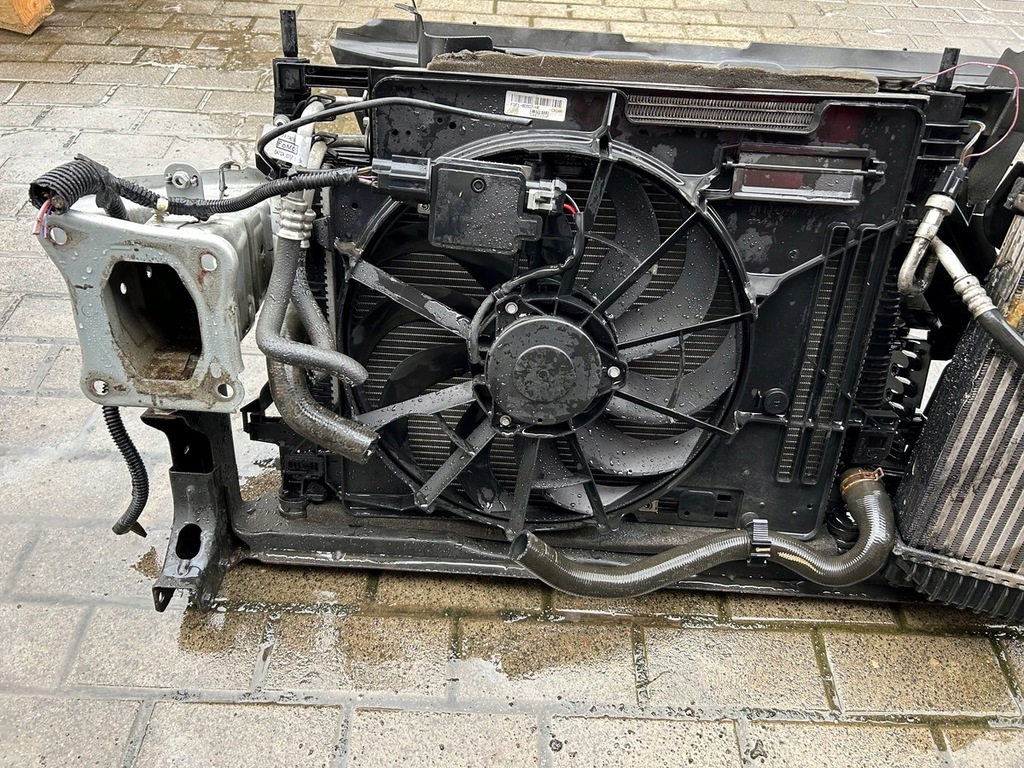 фото №9, Ford kuga mk2 lift 1.5 pas передний радиатор комплект балка