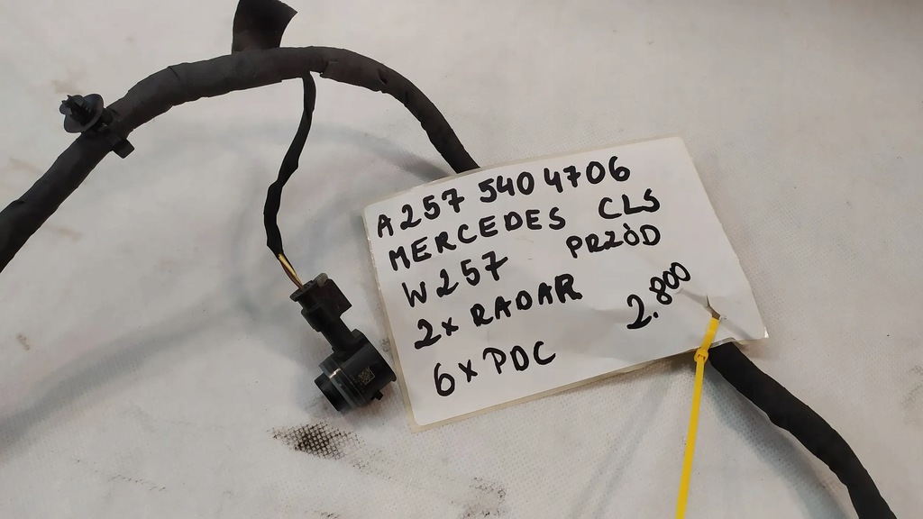 фото №7, Жгут радар a0009054111 pdc перед mercedes-benz cls w257