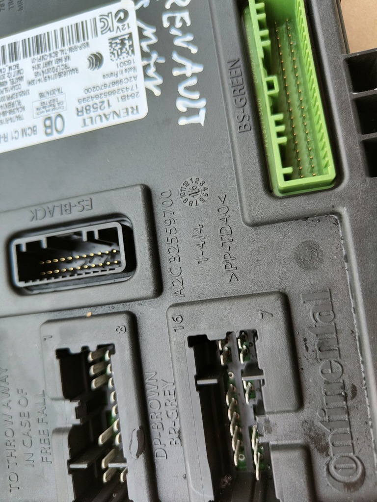 фото №3, Модуль bcm 284b11258r renault talisman 15-19 rok