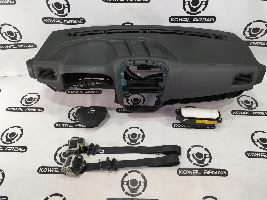 фото №1, Opel combo d панель приладів консоль подушка безпеки подушки безпеки ремені оригінал демонтаж