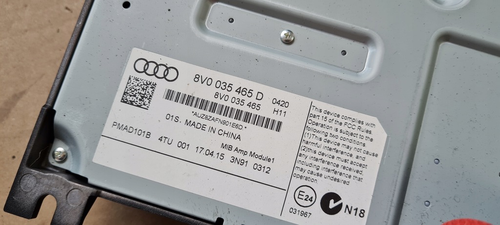 фото №7, S3 8v sedan a3 усилитель bangolufsen b&o 8v0035465d