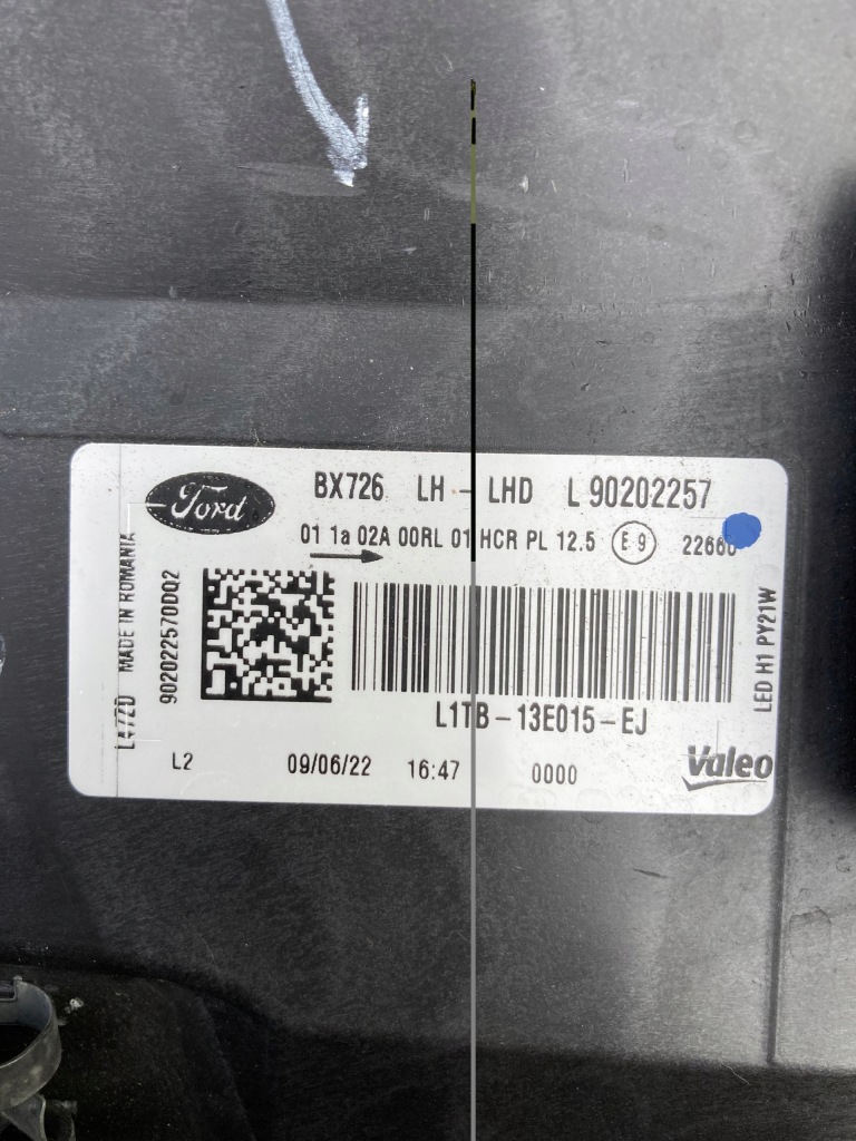 фото №5, Лампа передняя перед левая ford puma ii full led