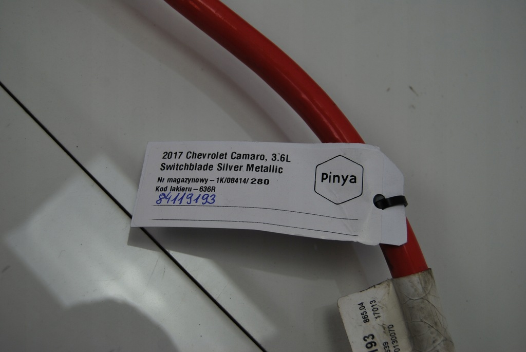 фото №5, Кабель шланг plus аккумулятор chevrolet camaro 16+