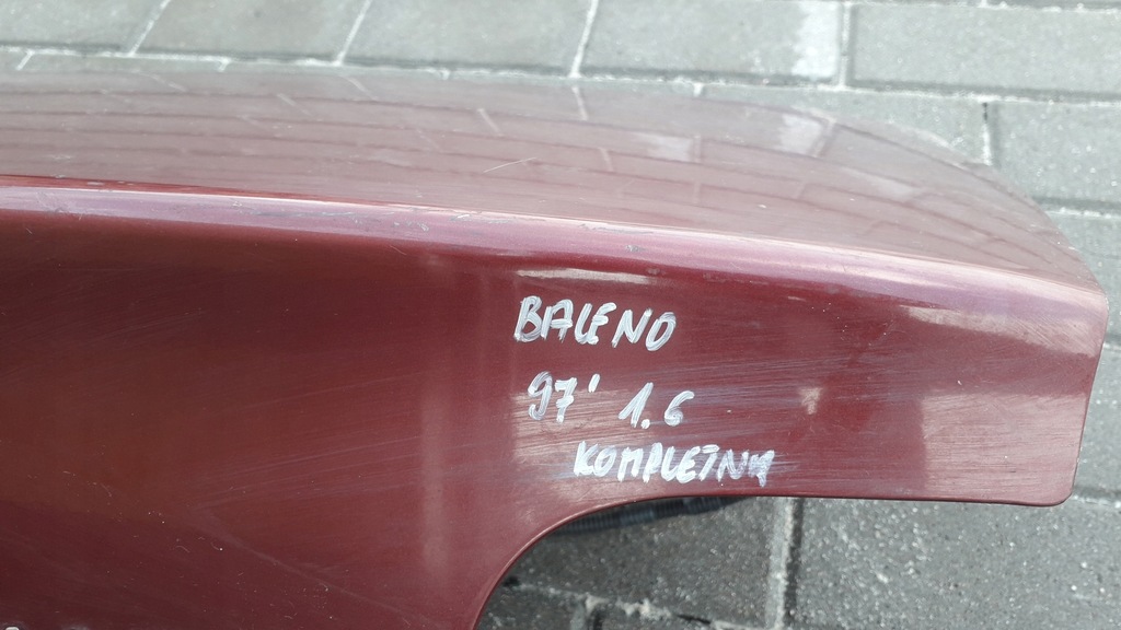 фото №9, Suzuki baleno 4d sedan 94-98 крышка багажника задняя комплектная