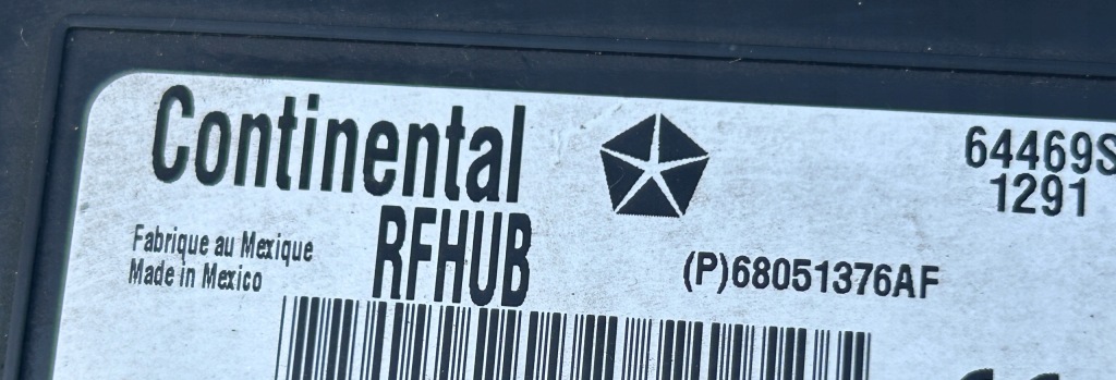 фото №4, Модуль блок керування keyless lancia thema ii 11- 68051376af