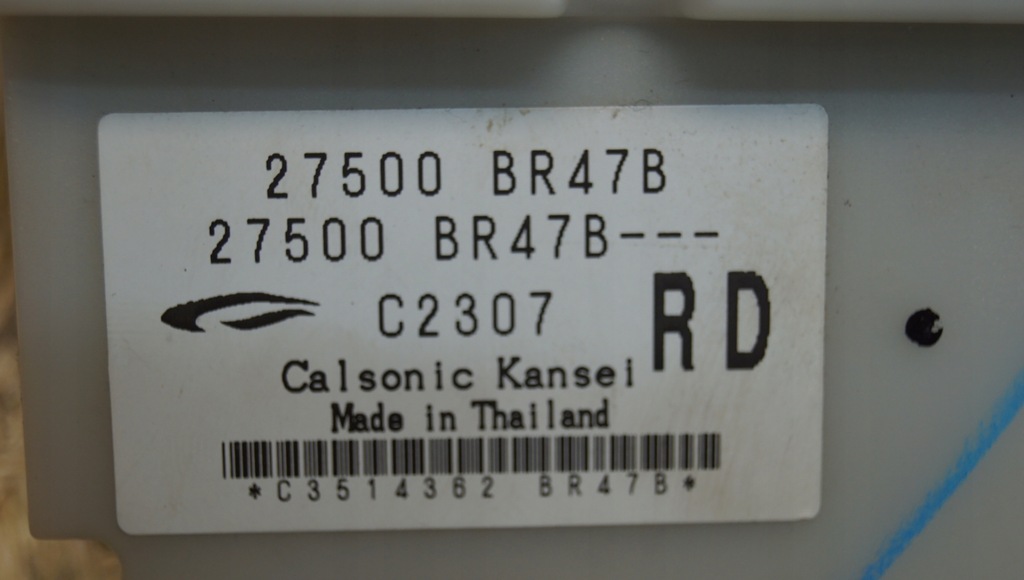 фото №8, Панель кондиціонера nissan оригінальний номер 27500br47b
