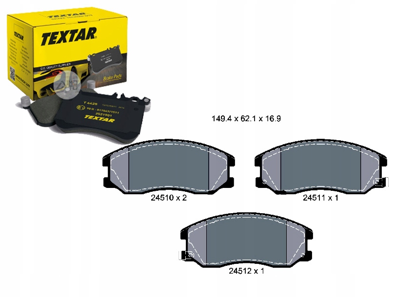 фото №1, Гальмівні колодки гальмівні opel перед antara textar