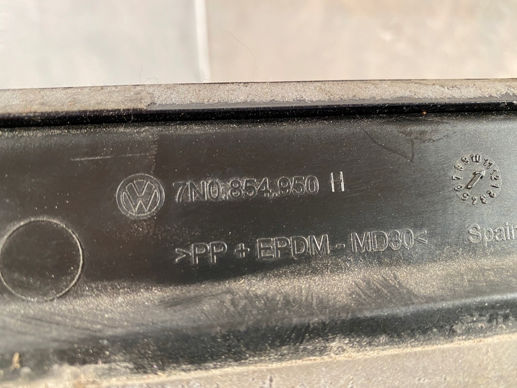 фото №8, Vw sharan 7n0 молдинг na двері правий задня