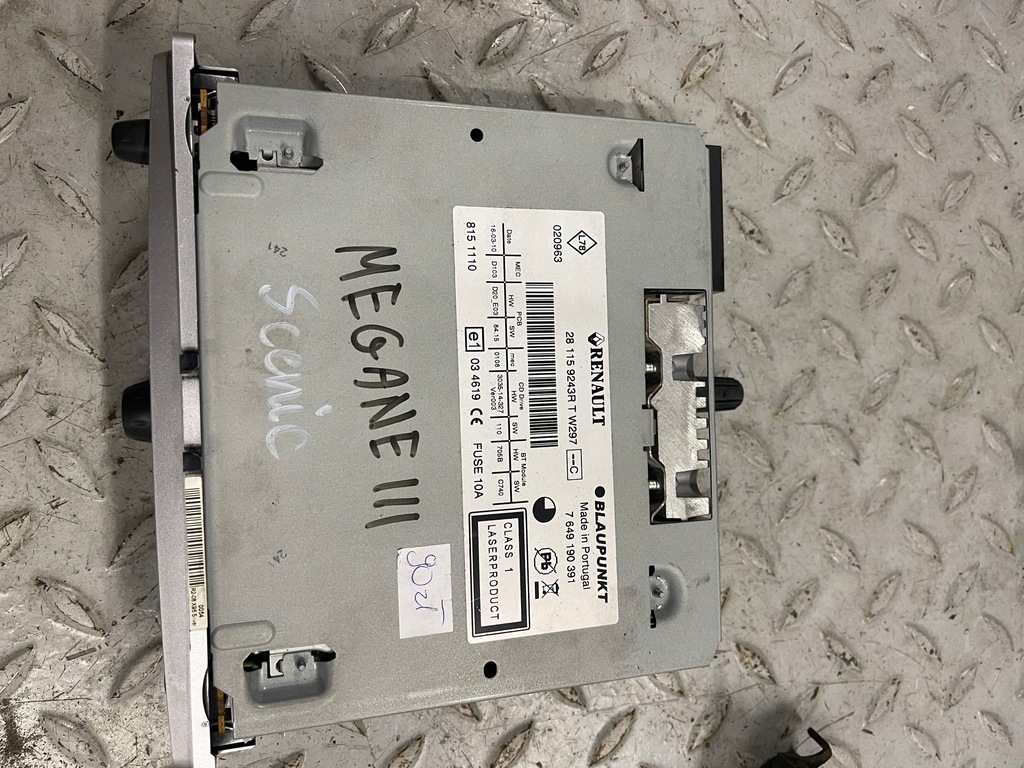 фото №3, Радіо радіопрогравач renault megane iii scenic 281159243r